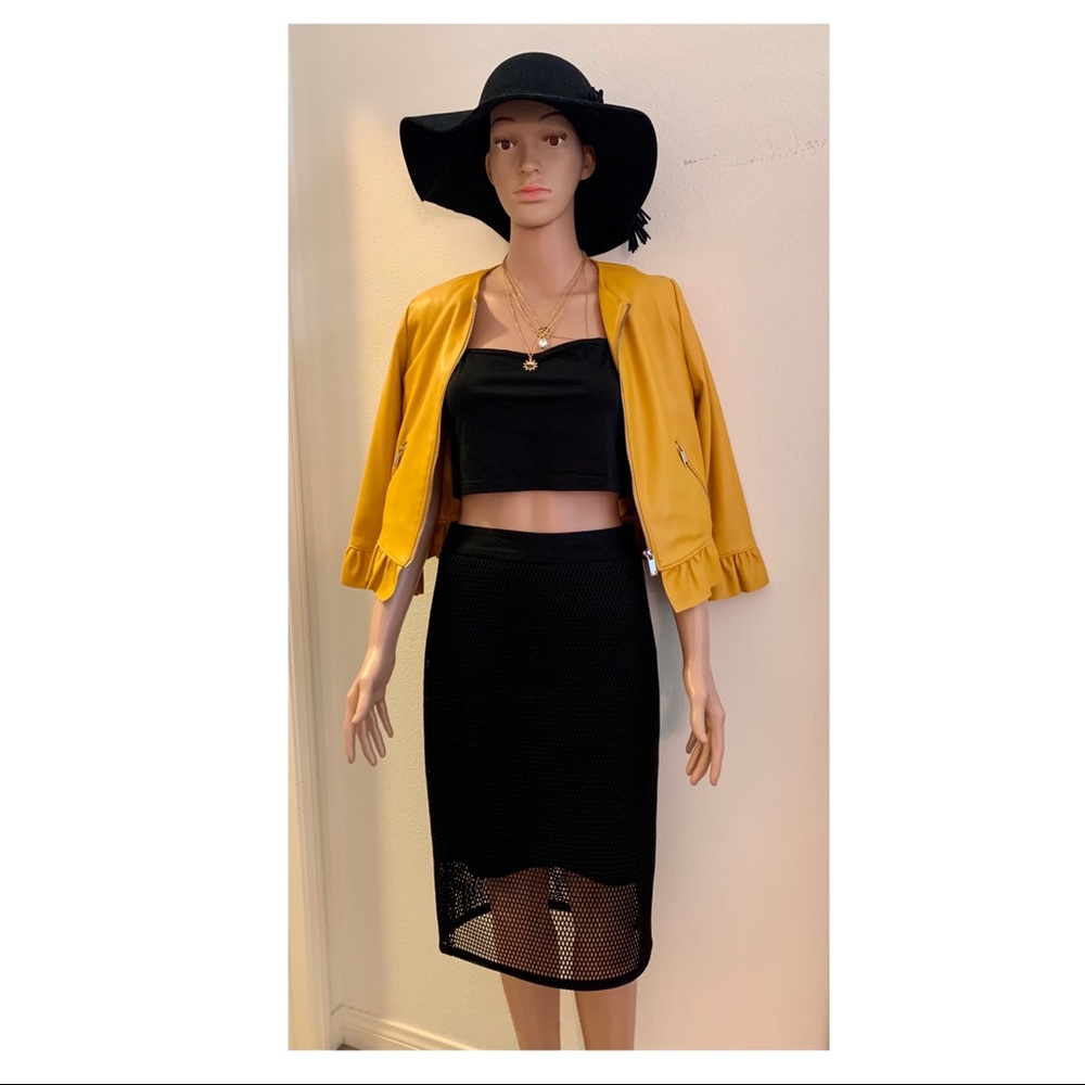Lace Pencil Skirt